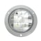Truck-Lite Super 44, Led, Clear Round, 6 Diode, Back-Up Light, Gray Flange Mount, Fit N Forget S.S., 12V 44344C - alternate 1